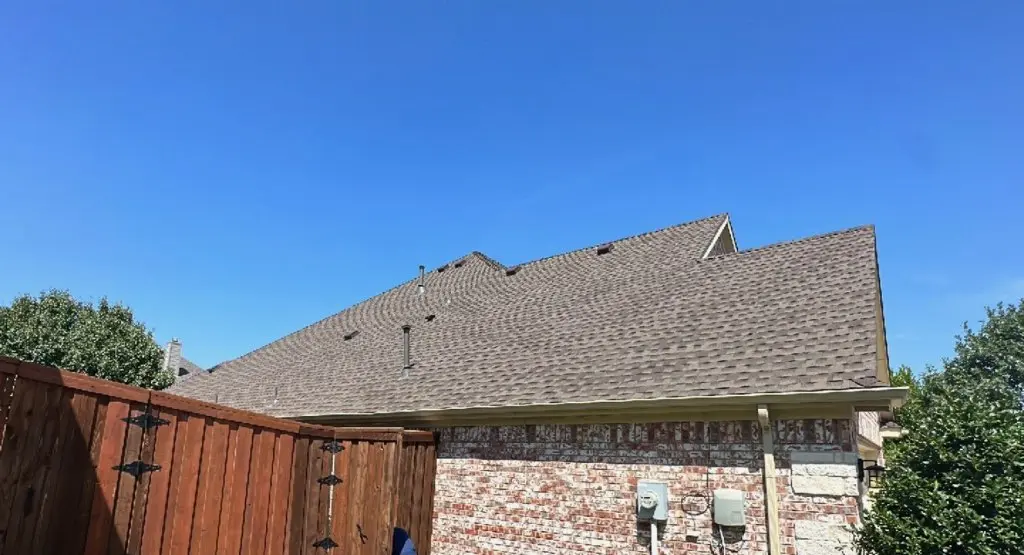 Completed roof replacement project in Crystal Lake